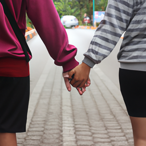 Image of a couple holding hands and walking together, representing the strength of relationships built on love